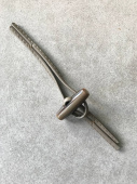 Застёжка-клевант (экокожа, пластик), длина пришивной части 17 см Италия КИК/17/87094