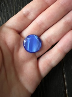 Пуговицы синие (пластик), 2,3 см Италия ПИС/23/10169 по цене 39 руб./штука
