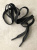 Шнурок плоский черный, длина 130 см ширина 1 см ШКЧ/130/77285 по цене 145 руб./штука