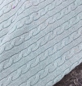 Трикотаж нежно-голубой (100% шерсть, не колючий), ширина 145 см Италия ТИГ/145/2415