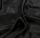 Подклад Versace коричнево-чёрный (вискоза), ширина 140 см ПИК/140/22609