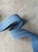 Резинка окантовочная голубая, ширина 2,4 см Италия РИГ/24/88755