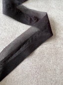 Тесьма черная (вискоза), ширина 3 см Италия ТИЧ/30/99012