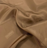Ткань подкладочная Max Mara коричневая (вискоза 100%), ширина 140 см ПИК/140/70503