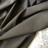 Ткань темно-серая костюмная 20% шерсть, 80% п/э Италия. КИС/150/88334