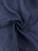 Лён темно-синий, ширина 150 см Италия ЛИС/150/08882