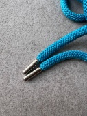 Шнурок бирюзовый Moncler, длина 110 см толщина 0,7 см Италия ШИБ/110/46121