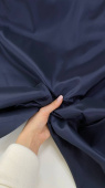 Подкладочная ткань цвет синий (VI 80 %+AC 15%+EL 5%), ширина 140 см Италия ПИС/140/22128