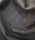 Ткань костюмная LV (шерсть, цвет графитовый), ширина 160 см Италия ШИГ/160/49082