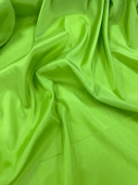 Подкладочная ткань зеленая (VI 80 %+AC 15%+EL 5%), ширина 135 см Италия ПИЗ/135/22124