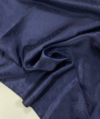Подкладочная ткань темно-синяя (вискоза 100%), ширина 140 см Италия ПИС/140/5976