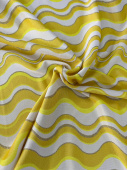 Трикотаж принт Missoni (87% полиамид+13% люрекс), цвет желтый , ширина 175 см Италия МИЖ/180/56460