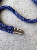 Шнурок синий Moncler, длина 120 см толщина 0,7 см ШИС/120/9887