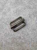 Пряжка металл цвет никель, 2,5*1,5 см (внутренний размер 2,0 см Италия ПИХ/20/39142