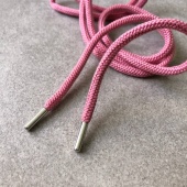 Шнурок круглый розовый Max Mara, длина 135 см D 0,5 см,  ШИР/135/13200