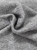 Футер серый (хлопок) с люрексом серебро, ширина 160 см Италия ФИС/160/87081