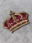 Нашивка "корона" Италия параметры: 10*7см АРТ.НИК/95/15879