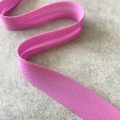 Полупрозрачная косая бейка бренда Marina Rinaldi розовая, ширина 1,5 см КИР/17/921610
