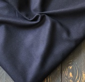 Костюмная темно-синяя шерсть с легким блеском, ширина 160 см Италия ШИС/160/2914