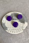 Кнопки пробивные цвет фиолетовый (металл), размер 1,4 см ККФ/14/1970