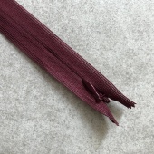 Молния YKK потайная неразъёмная цвет бордо, 60 см МИБ/60/7435