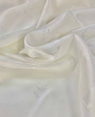 Подкладочная ткань молочного цвета (вискоза 100%), ширина 140 см Италия ПИМ/140/56110