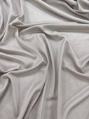 Трикотаж шелковый серо-жемчужного цвета, ширина 130 см Италия ТИС/130/21999