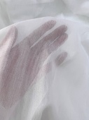 Батист белый (хлопок, шёлк), ширина 135 см Италия БИБ/135/08759                                 