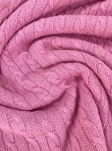 Трикотаж розовый (100% шерсть, не колючий), ширина 140 см Италия ТИР/140/2412