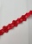 Кружево красное (вискоза), ширина 1,2-2 см Италия КИК/15/99013 по цене 67 руб./метр