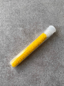 Упаковка с бисером, вес 8 г (цвет желтый, некалиброванный) БИЖ/10/5798 по цене 79 руб./штука