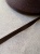 Репс коричневый (полиэстер), ширина 1 см Италия РИК/10/5406 по цене 39 руб./метр