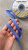 Косая бейка сине-фиолетовая (хлопок 100%), ширина 1,3 см Италия КИС/13/22818 по цене 59 руб./метр