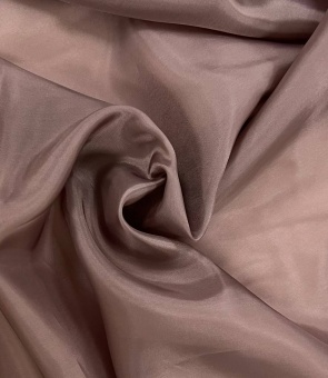 Ткань подкладочная цвет какао с оттенком розового (вискоза), 140 см Италия ПИЛ/140/08907 по цене 427 руб./метр