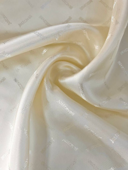 Подкладочная ткань молочно-сливочного цвета (вискоза), ширина 140 см Италия ПИМ/140/22718 по цене 747 руб./метр