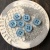 Пуговицы рубашечные голубые, 1,1 см Италия ПИГ/11/4521 по цене 9 руб./штука