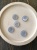 Пуговицы голубые перламутр Италия, диаметр 1 см  ПИГ/10/34940 по цене 17 руб./штука
