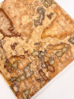 Плащевая ткань коричневая (полиэстер), ширина 145 см Италия ПИК/145/20186 по цене 1 793 руб./метр