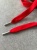 Шнурки красные плоские, наконечники серебро (длина 120 см ширина 1,2 см) ШКК/120/54410 по цене 169 руб./штука
