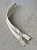 Молния неразъёмная цвет светло-серый, звено Т5 металл цвет матовое золото длина 20 см МКС/20/61242