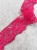 Кружево красное с розовым оттенком (вискоза), ширина 4,8 см Италия КИР/48/6732 по цене 437 руб./метр
