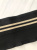 Подвяз двойной черный с полосками золото (деликатный люрекс), длина 95 см ширина в развернутом виде 16 см Полиэстер ПКЧ/16/67012  по цене 645 руб./штука