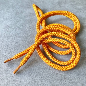 Шнурок Max Mara, 135 см Цвет желто/оранжевый ШИО/135/6591 по цене 119 руб./штука