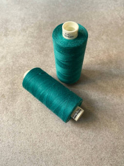Нитки №120 Gutermann оттенок Bondi Blue (бирюзово-зелёный), полиэстер, намотка 1000 м арт 120/189 по цене 260 руб./штука