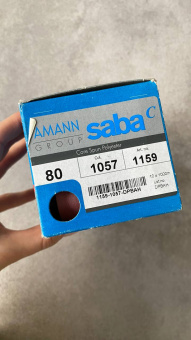 Нитки №80 AMANN group Saba цвет розовая гвоздика (полиэстер, намотка 1000 м) арт 80/1057 по цене 383 руб./штука