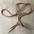 Шнурки цвет песочно/коричневый с розовым крапом, 135 см ШКП/135/4177 по цене 145 руб./штука