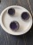 Пуговицы пластик, цвет темно-фиолетовый с серебром, 2,3 см Италия ПИФ/23/31323 по цене 59 руб./штука