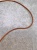 Шнур рыже-коричневый 1,5 мм, сток Jil Sander ШИК/15/10819 по цене 37 руб./метр