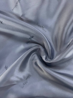 Ткань подкладочная Max Mara цвет сизый (вискоза), ширина 140 см Италия ПИС/140/22824 по цене 895 руб./метр