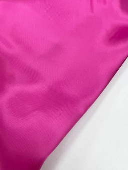 Ткань подкладочная розовая с атласным блеском (вискоза 100%), 140 см Италия ПИР/140/08894 по цене 427 руб./метр